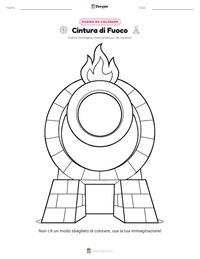Anteprima della scheda stampabile di Cintura di Fuoco