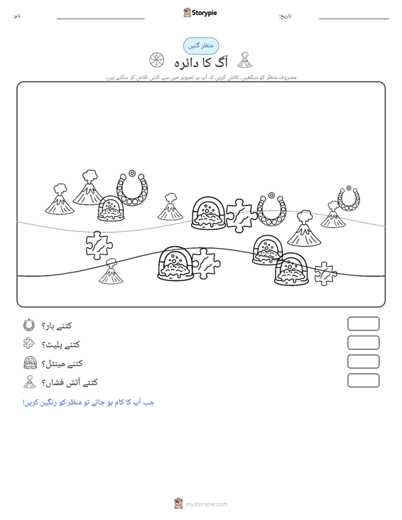 گنتی کا منظر