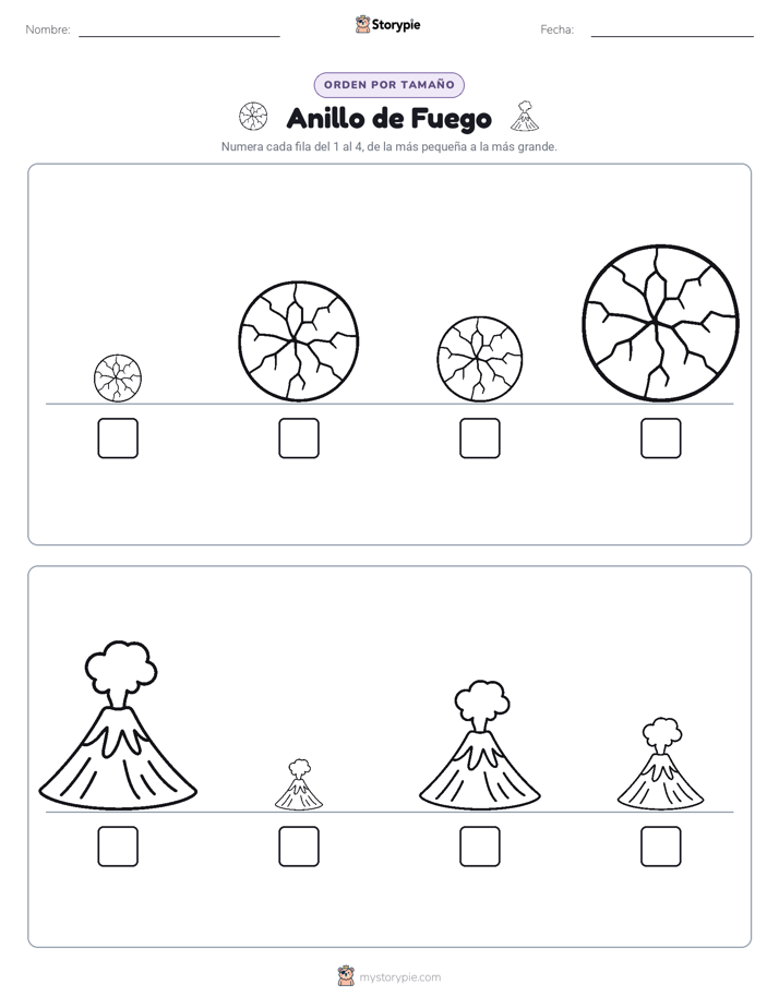 Orden de Tamaños