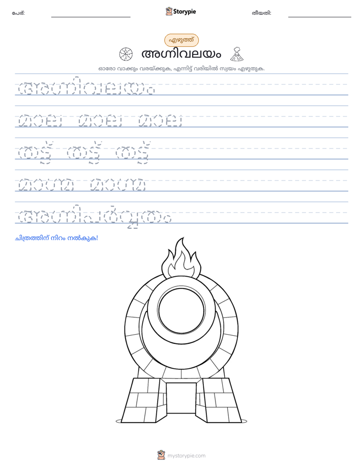എഴുത്ത് പരിശീലനം