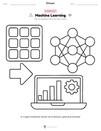 Machine Learning afdrukbare werkblad voorbeeld