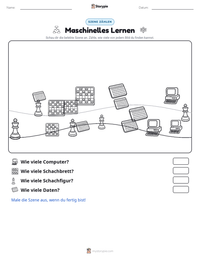 Maschinelles Lernen druckbare Arbeitsblatt Vorschau
