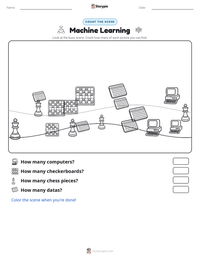 Machine Learning printable worksheet preview