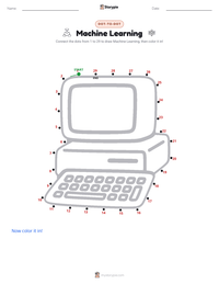 Machine Learning printable worksheet preview