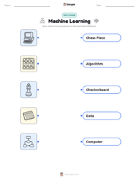 Machine Learning printable worksheet preview