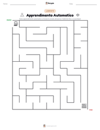 Anteprima della scheda stampabile di Apprendimento Automatico