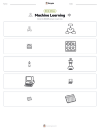 Machine Learning printable worksheet preview