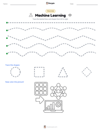 Machine Learning printable worksheet preview