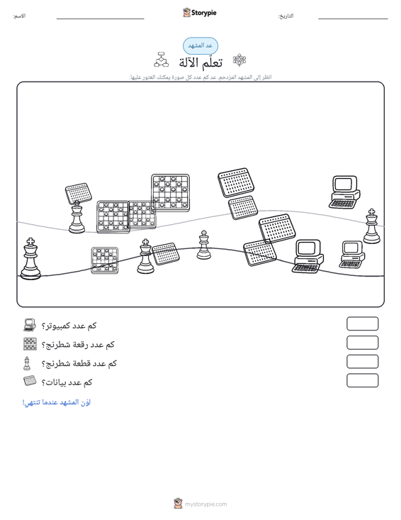 مشهد العد