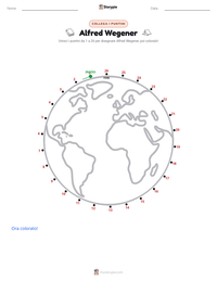 Anteprima della scheda stampabile di Alfred Wegener