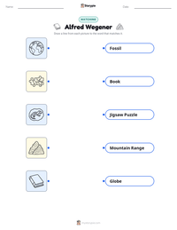 Alfred Wegener printable worksheet for kids