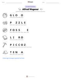 Anteprima della scheda stampabile di Alfred Wegener