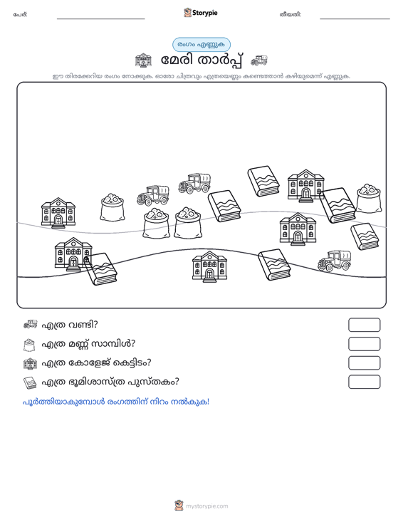 എണ്ണുന്ന ദൃശ്യങ്ങൾ