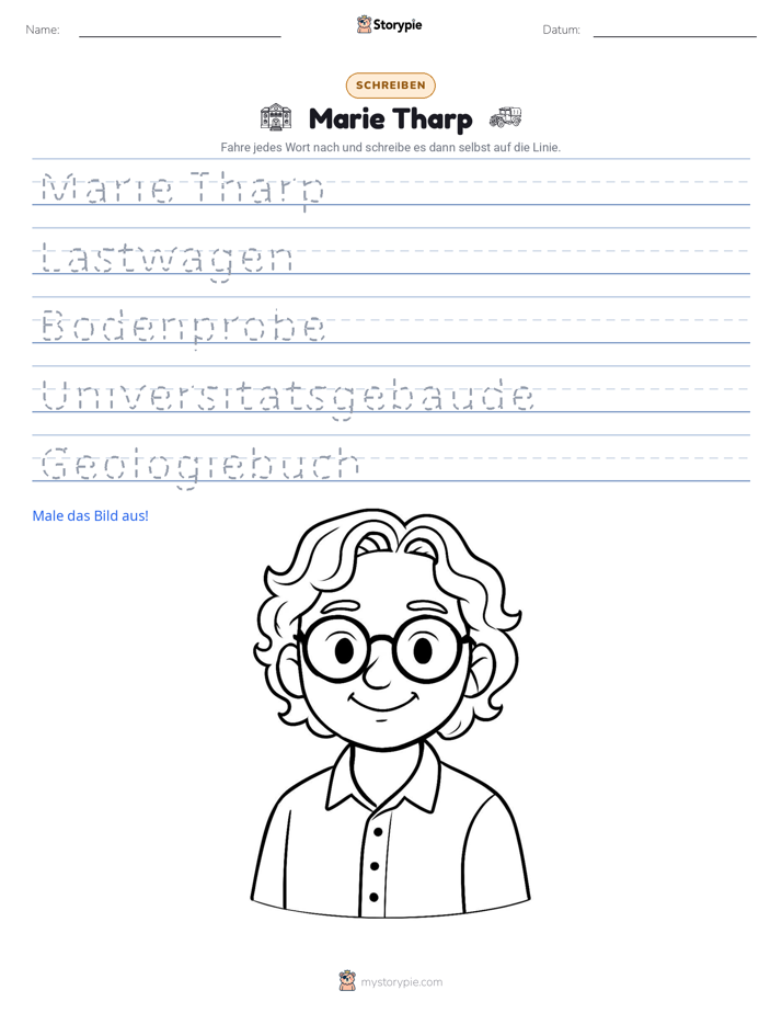 Schreibübung