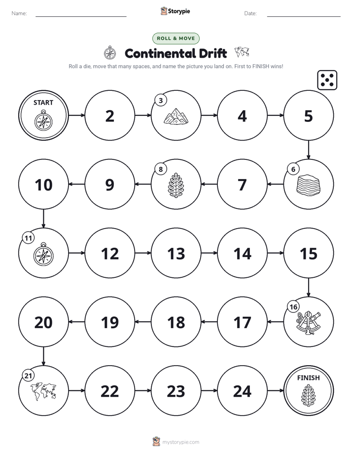 Roll & Move Game
