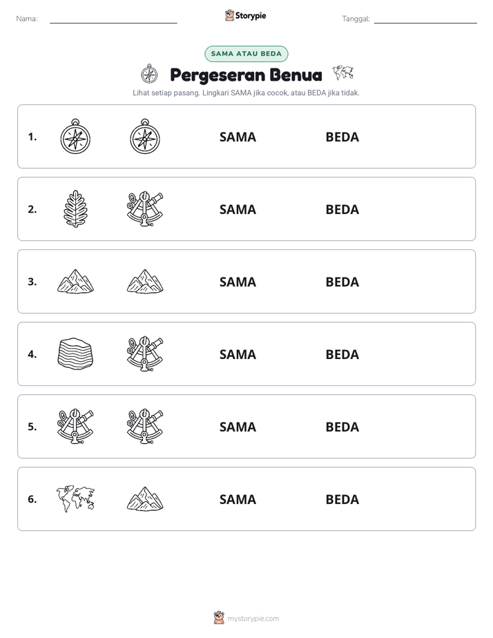 Sama atau Berbeda