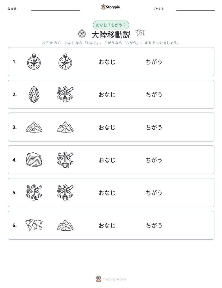 同じか違うか