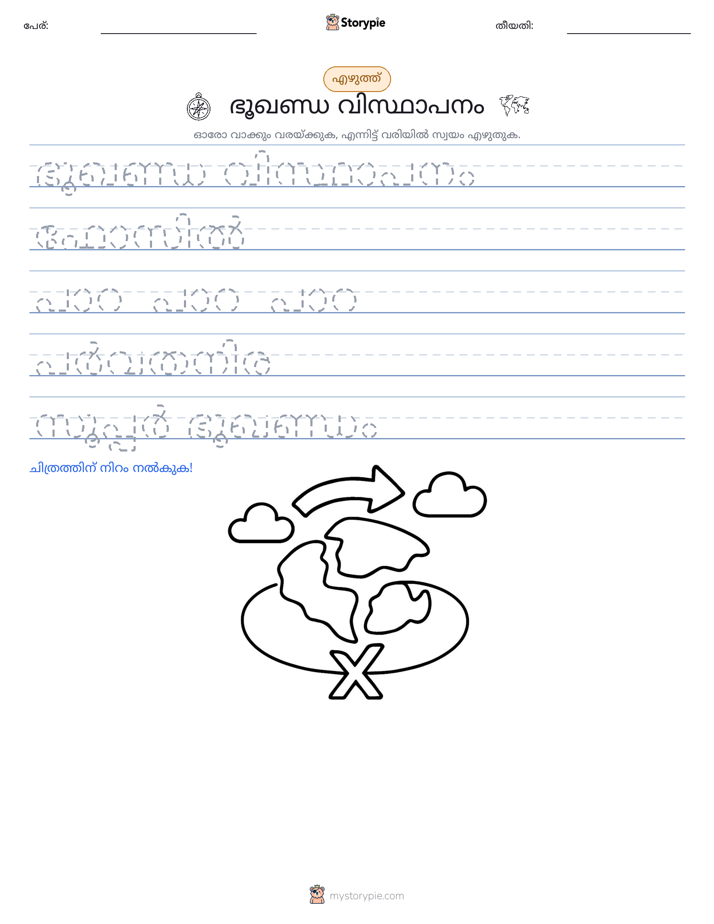 എഴുത്ത് പരിശീലനം