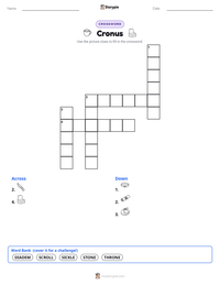 Cronus printable worksheet preview