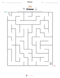 Cronus printable worksheet preview