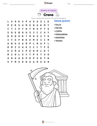 Anteprima della scheda stampabile di Crono