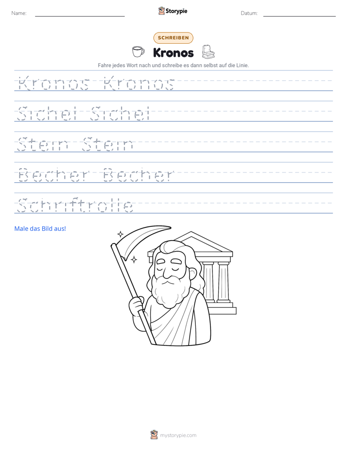 Schreibübung