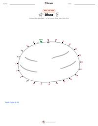 Rhea printable worksheet preview