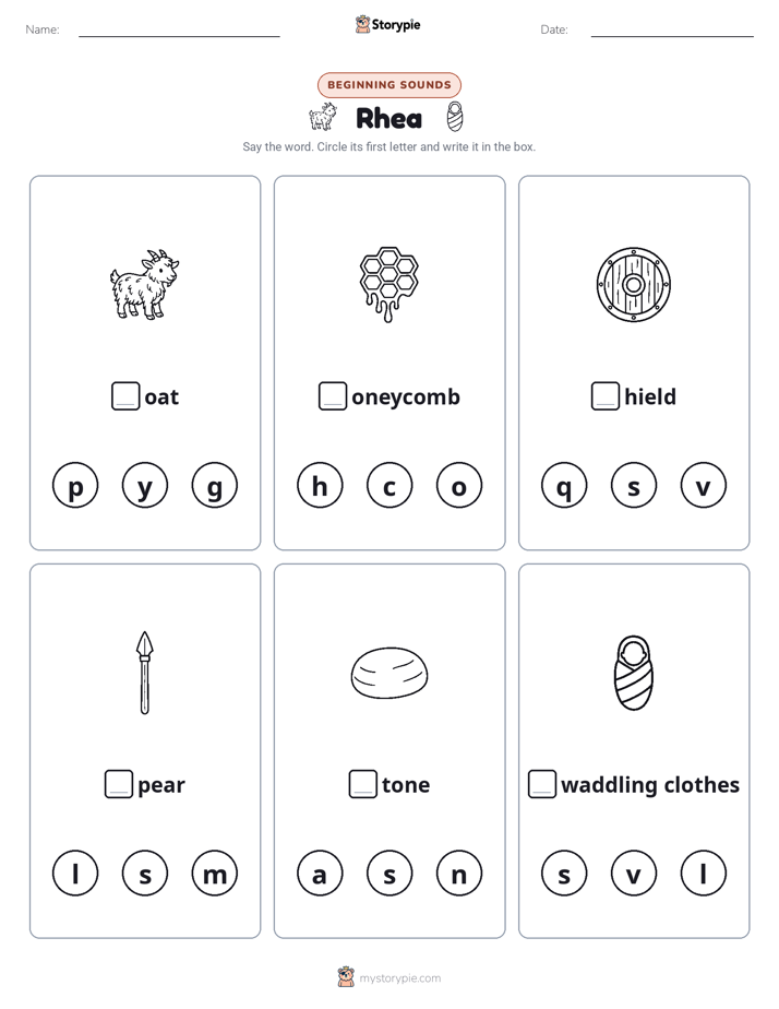Beginning Sounds