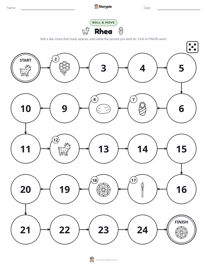 Roll & Move Game
