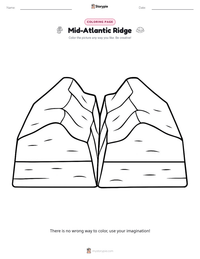 Mid-Atlantic Ridge printable worksheet preview