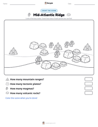 Mid-Atlantic Ridge printable worksheet preview