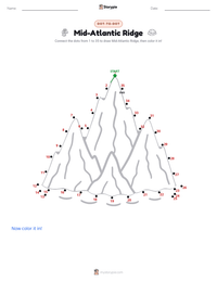 Mid-Atlantic Ridge printable worksheet preview