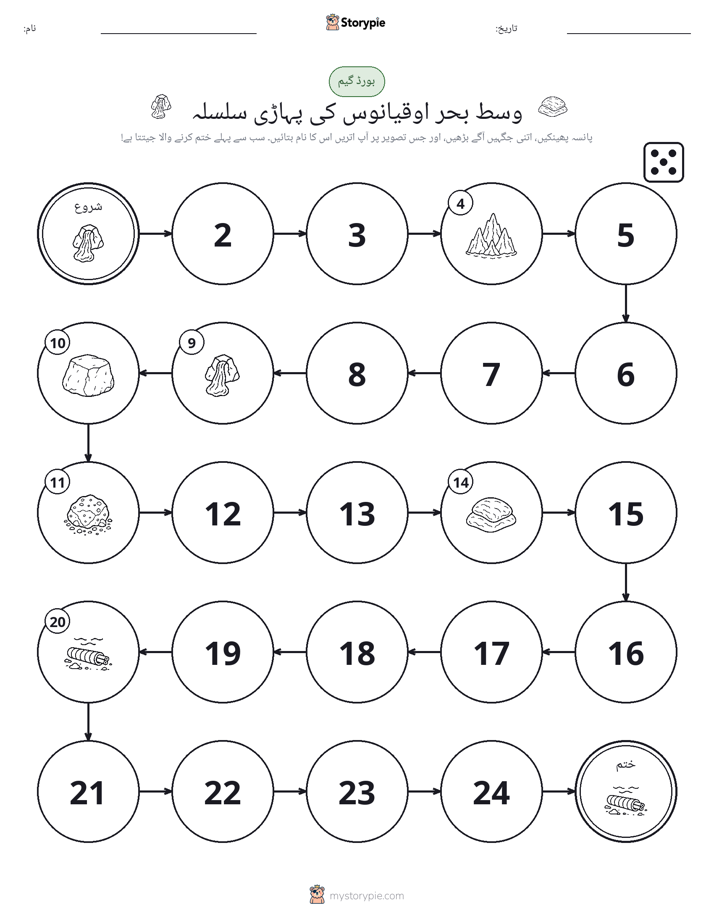 رول اور منتقل کریں کھیل
