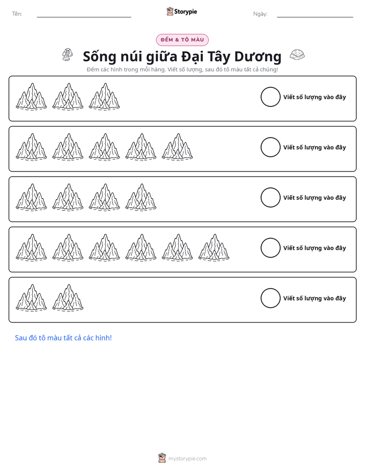 Đếm & Tô Màu