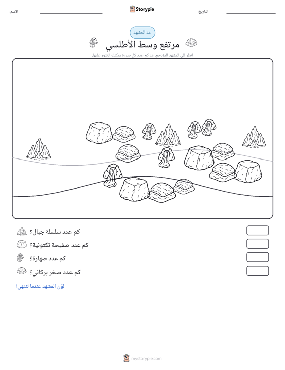 مشهد العد