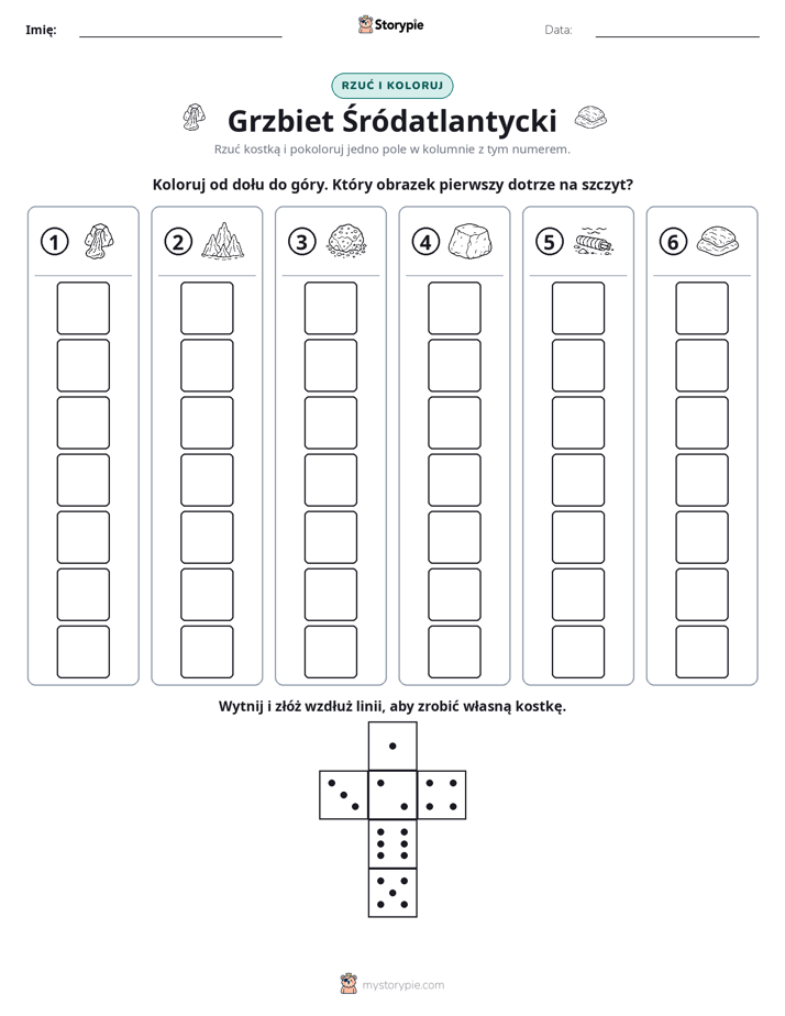 Rzuć i koloruj