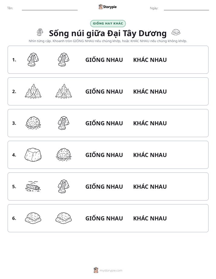 Giống Hay Khác