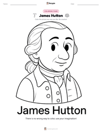 James Hutton printable worksheet preview