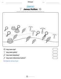 James Hutton yazdırılabilir çalışma sayfası önizlemesi