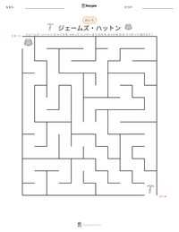 ジェームズ・ハットン の印刷可能ワークシートプレビュー