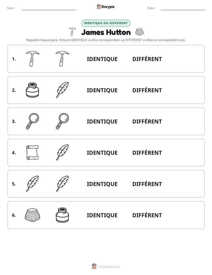 Identique ou Différent
