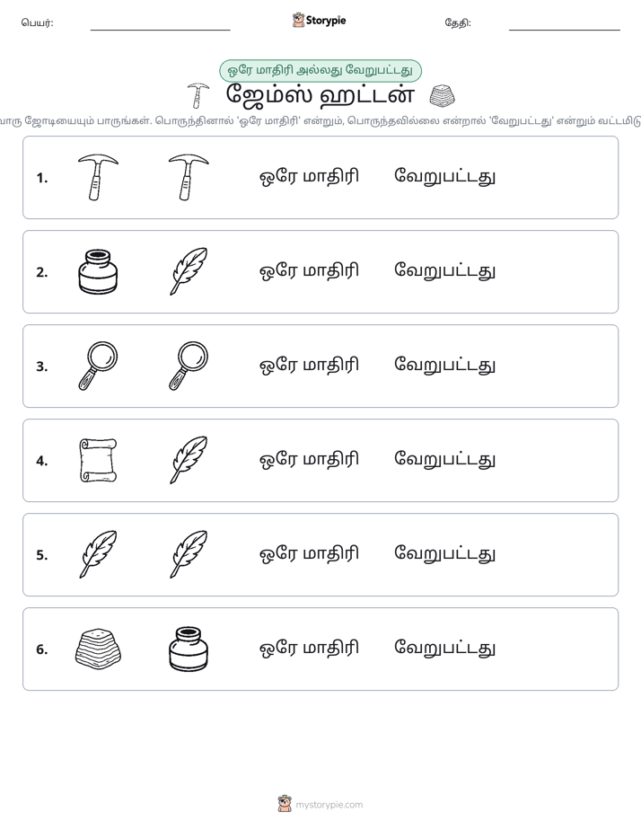 அதே அல்லது மாறுபட்டது