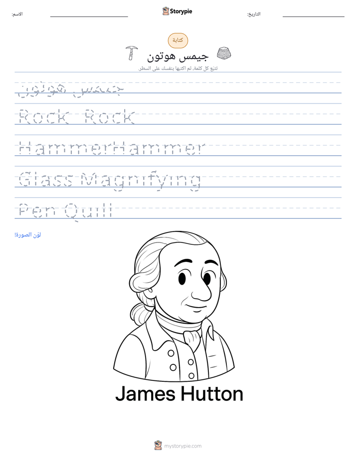 تمرين الكتابة