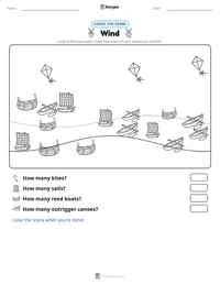 Wind printable worksheet preview