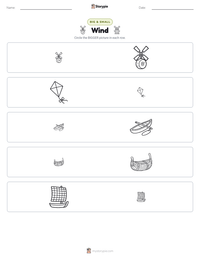 Wind printable worksheet preview
