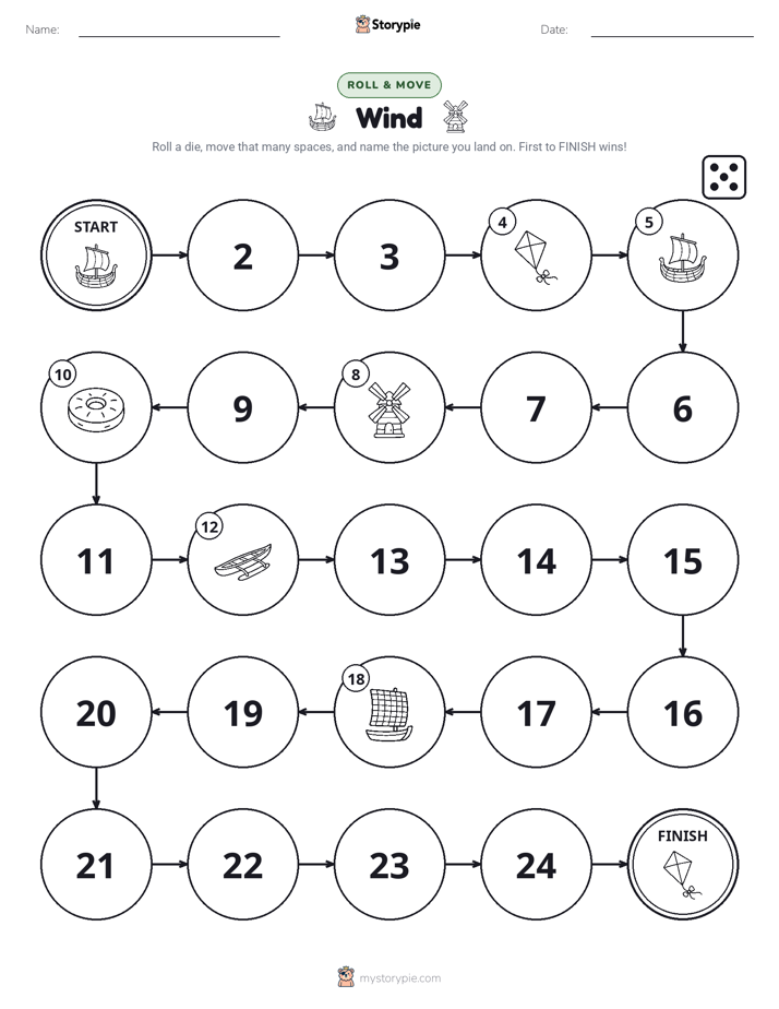 Roll & Move Game
