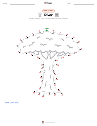 River printable worksheet preview