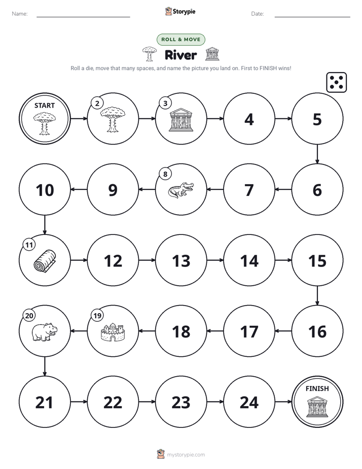 Roll & Move Game
