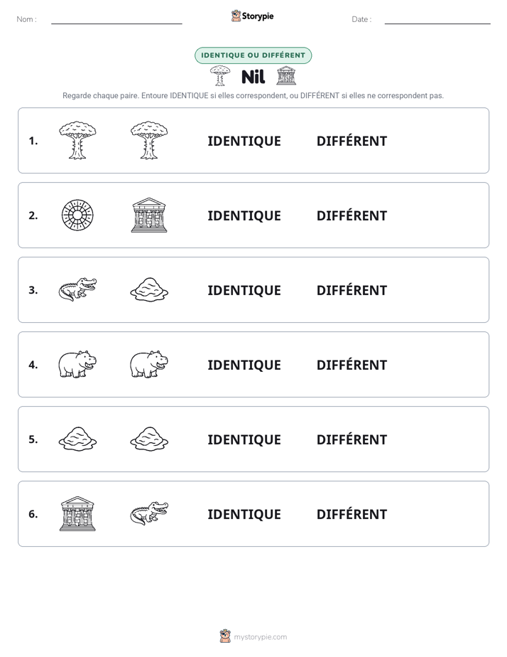 Identique ou Différent