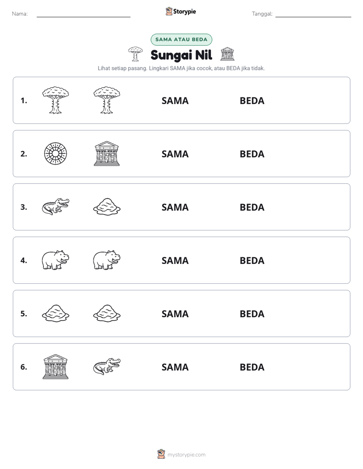 Sama atau Berbeda